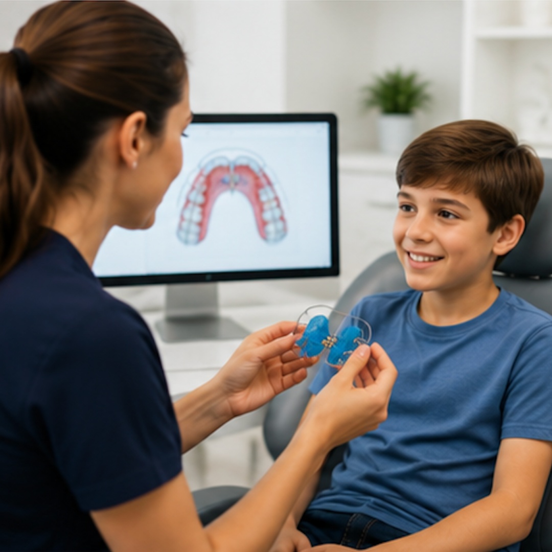 Adelaide Orthodontists | Custom removable orthodontic appliance for growing smiles