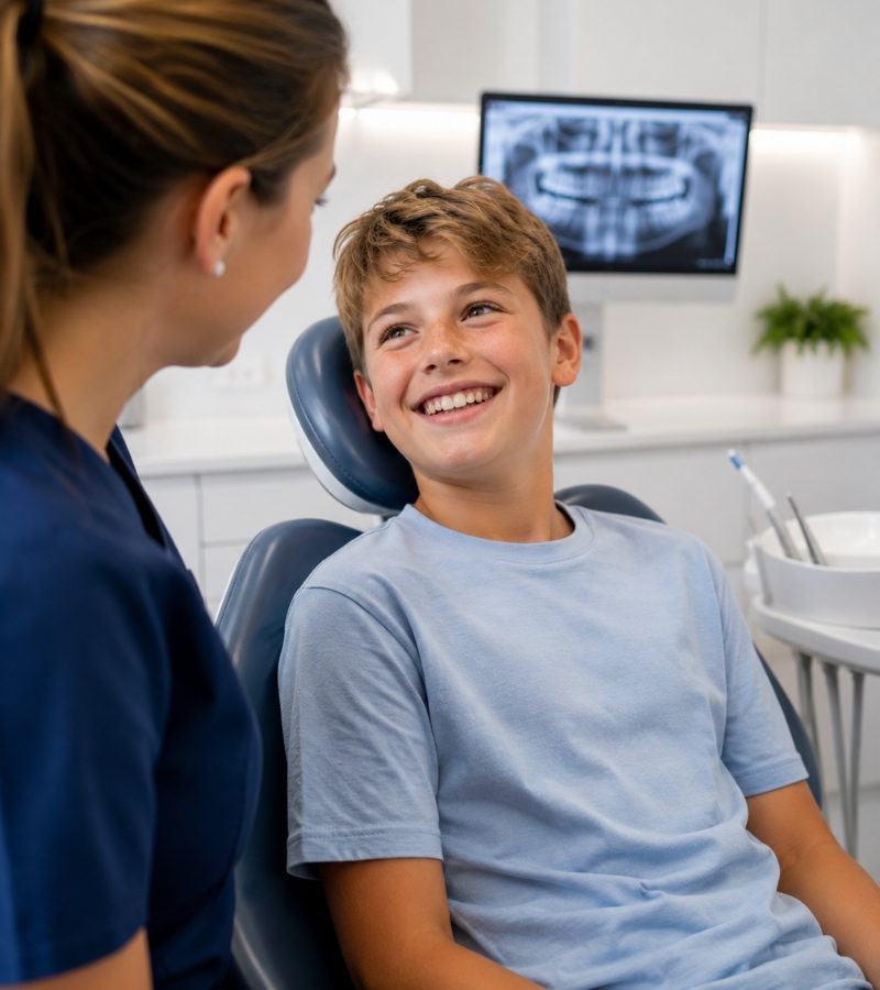 Adelaide Orthodontists | Child attending early orthodontic assessment in Adelaide